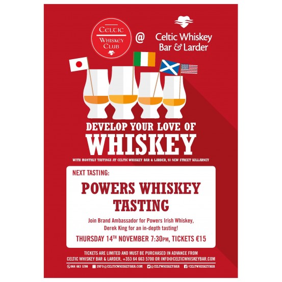 Powers Whiskey Tasting